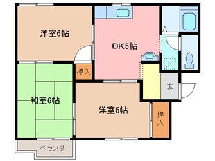 ニューコスモオザキの物件間取画像